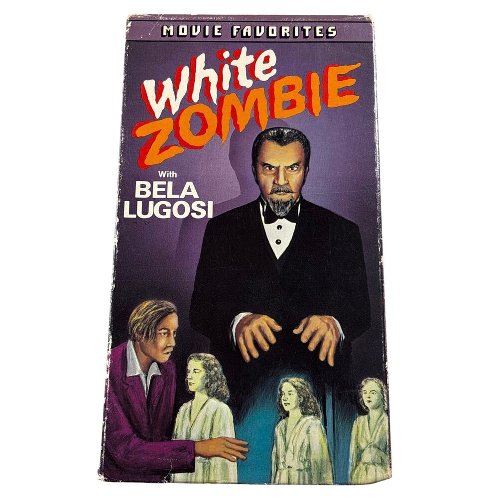 VTG White Zombie Bela Lugosi Black & White movie VHS horror thriller retro film